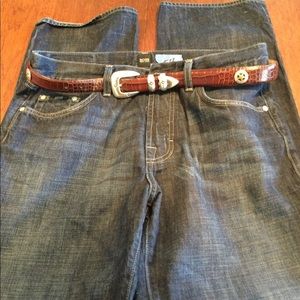 Hugo boss 34 x 34 dark blue jeans